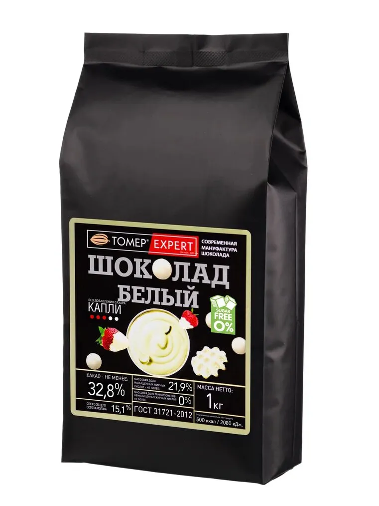 Белый шоколад 32% Tomer Expert,1 кг.